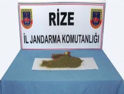 Rize'de 2 Kilo Esrar Ele Geçirildi!