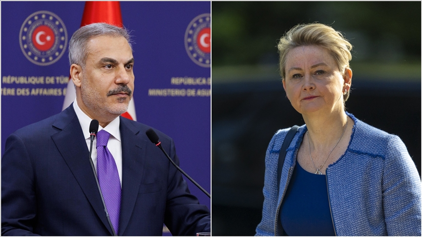 DIŞİŞLERİ BAKANI FİDAN, GÖREVE YENİ BAŞLAYAN İNGİLİZ MEVKİDAŞI COOPER'I TEBRİK ETTİ