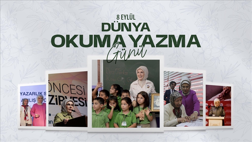 EMİNE ERDOĞAN'DAN "DÜNYA OKUMA YAZMA GÜNÜ" PAYLAŞIMI