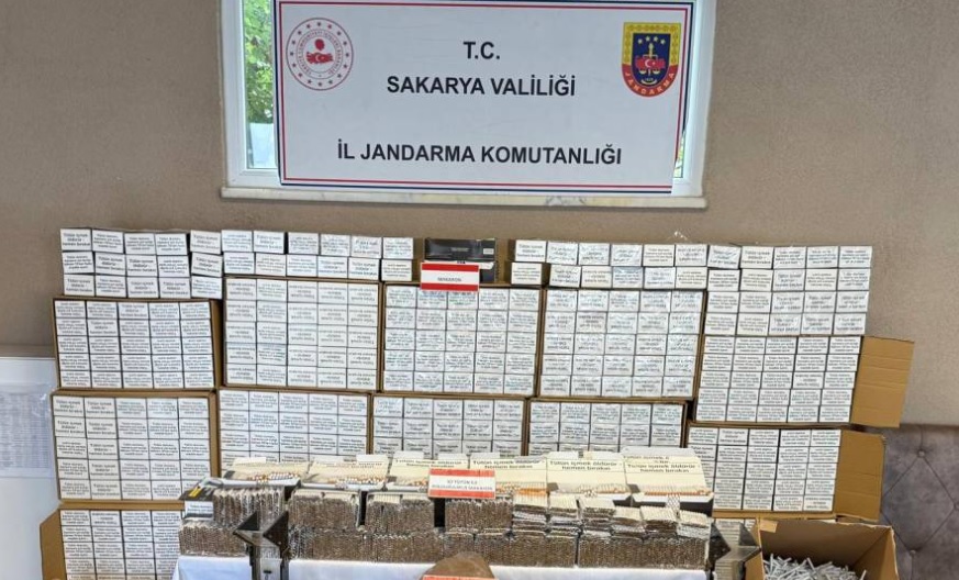 SAKARYA’DA 257 BİN 20 MAKARON ELE GEÇİRİLDİ