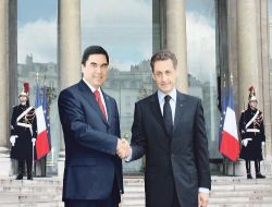 Sarkozy, Türkmenistan'ı Ziyaret Edecek