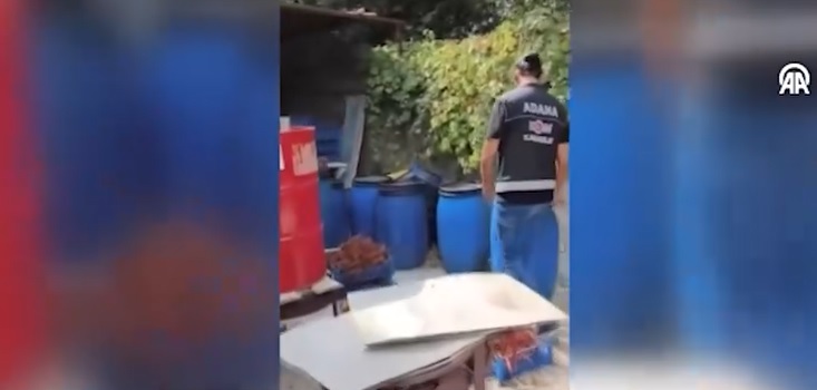 SAHTE İÇKİ OPERASYONU: 3 BİN 650 LİTRE ELE GEÇİRİLDİ!