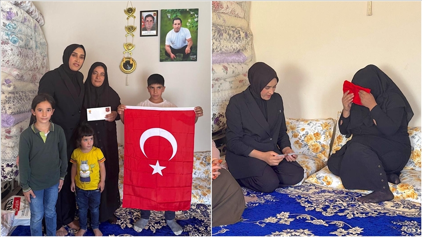 CUMHURBAŞKANI ERDOĞAN'IN "TERÖRSÜZ TÜRKİYE" MEKTUBU VAN'DAKİ ŞEHİT AİLESİNE ULAŞTI