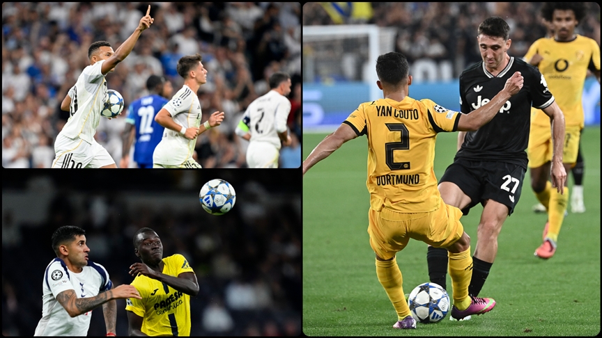 UEFA ŞAMPİYONLAR LİGİ'NİN İLK HAFTASI 6 MAÇLA BAŞLADI