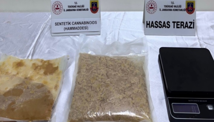 Tekirdağ'da evinde sentetik uyuşturucu yakalanan zanlı tutuklandı