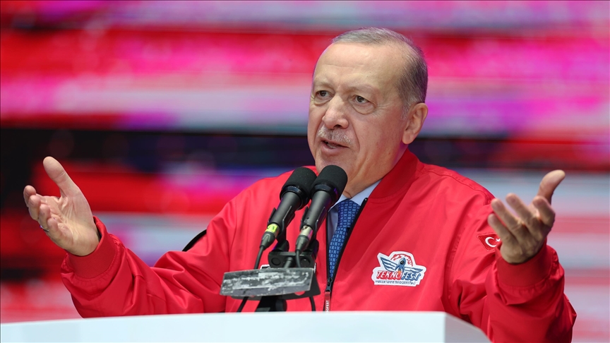 CUMHURBAŞKANI ERDOĞAN: TÜM DÜNYADA ARTIK TÜRK SAVUNMA SANAYİİNİN HAMLELERİ KONUŞULUYOR