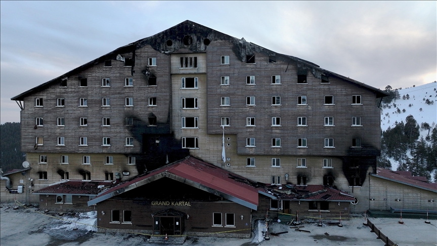 BOLU KARTALKAYA'DAKİ GRAND KARTAL OTEL YANGINI DAVASI SÜRÜYOR