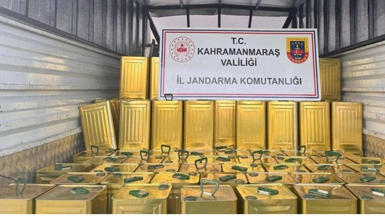 KAHRAMANMARAŞ'TA 3 BİN 200 LİTRE SAHTE ZEYTİNYAĞI ELE GEÇİRİLDİ!