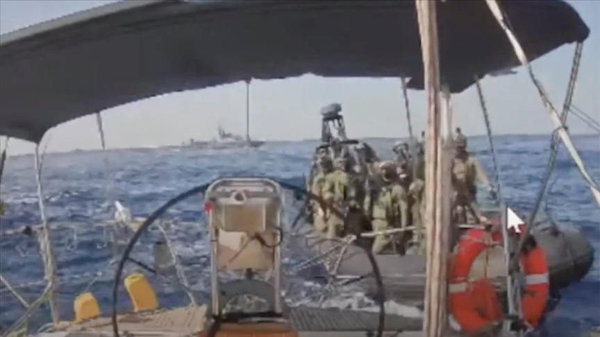 Sumud Filosu'na saldıran İsrail ordusu, filodaki son tekne Marinette'i yasa dışı ele geçirdi