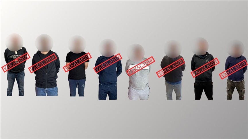 KIRMIZI BÜLTENLE VE ULUSAL SEVİYEDE ARANAN 8 SUÇLU TÜRKİYE'YE GETİRİLDİ