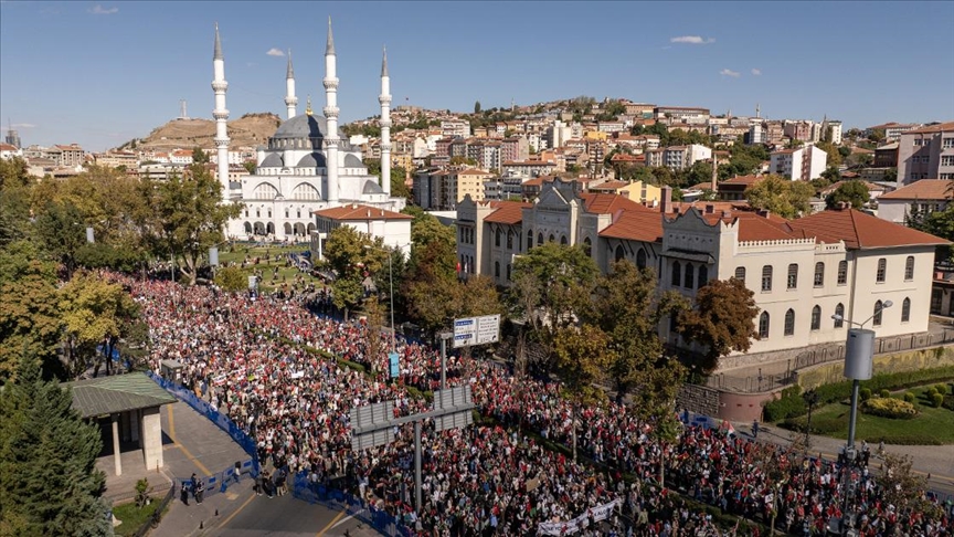 ANKARA'DA "GAZZE KARARLILIK YÜRÜYÜŞÜ" DÜZENLENİYOR