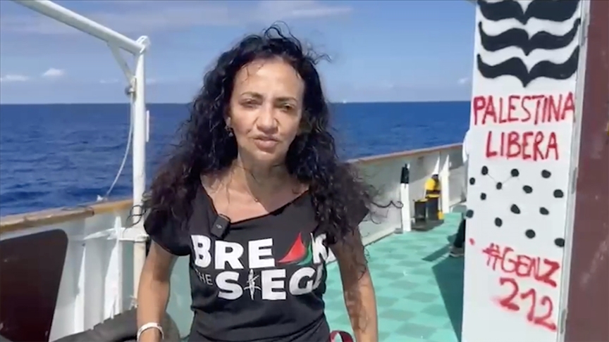 Özgürlük Filosu Koalisyonu Sözcüsü Arraf: 10 Ekim'de Gazze'ye ulaşmayı bekliyoruz