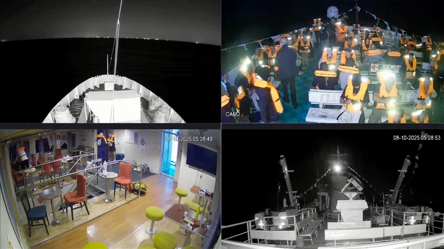 İSRAİL ORDUSU, ÖZGÜRLÜK FİLOSU KOALİSYONU'NDAKİ GEMİLERE SALDIRDI