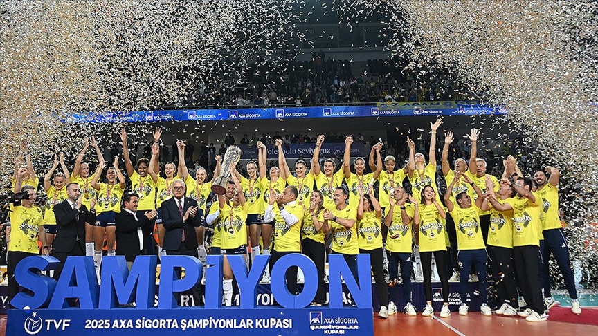 2025 VOLEYBOL KADINLAR ŞAMPİYONLAR KUPASI FENERBAHÇE'NİN