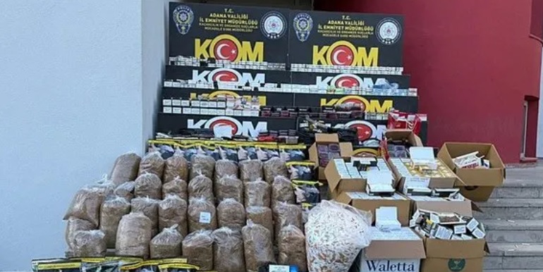 ADANA'da KAÇAKÇILIK OPERASYONU: 20 ŞÜPHELİ YAKALANDI