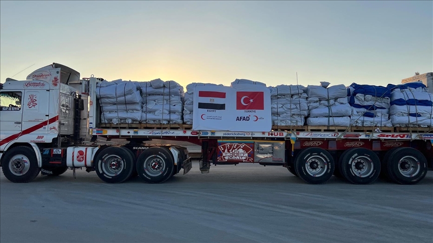 AFAD'DAN TÜRKİYE'NİN GAZZE'YE YÖNELİK YARDIMLARINA İLİŞKİN AÇIKLAMA