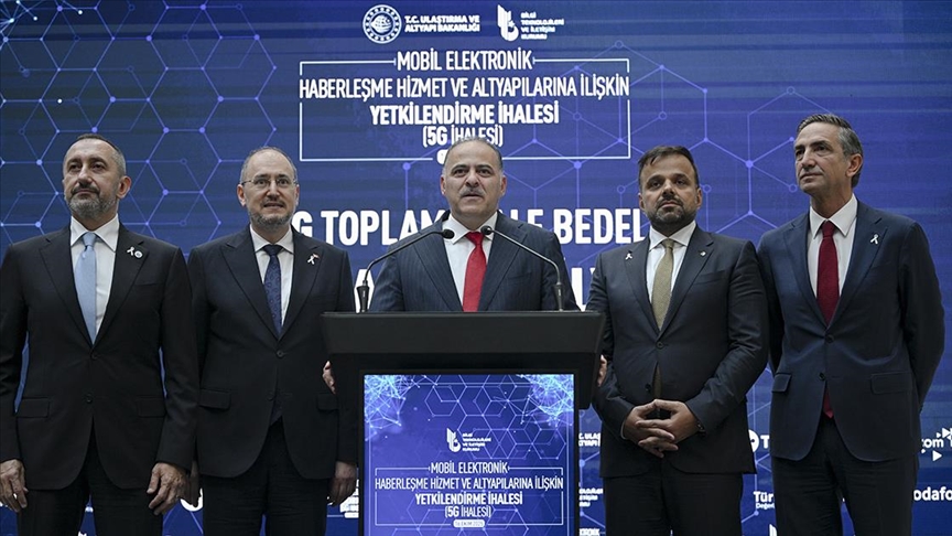 5G ihalesinde en yüksek tekliflerin toplam tutarı 3 milyar 534 milyon dolar oldu