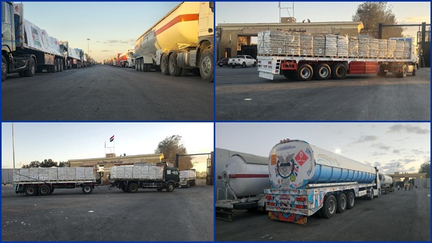 GAZZE'DEKİ HÜKÜMET: GAZZE ŞERİDİ'NE 15 EKİM'DE SADECE 480 YARDIM TIRI GİRDİ