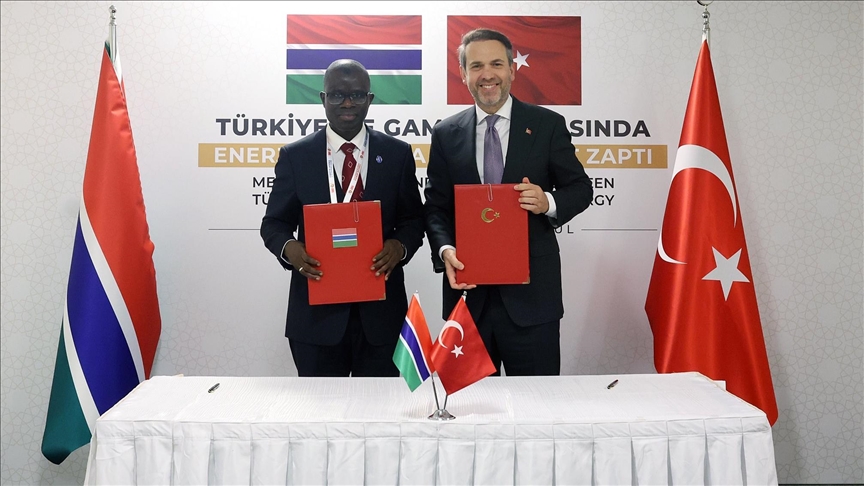 Türkiye ile Gambiya enerji alanında işbirliği anlaşması imzaladı