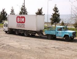 Rize Belediyesi, Şehir İçerisinde Park Eden Tır'a Ceza Kesti