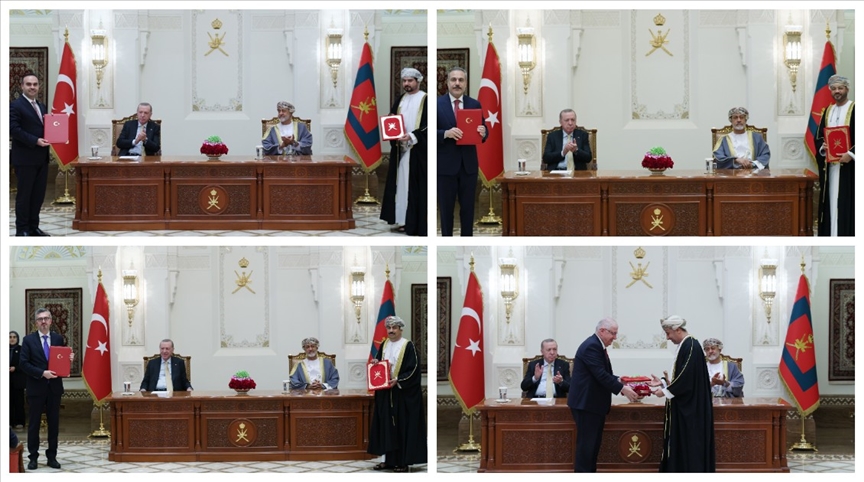 TÜRKİYE İLE UMMAN ARASINDA ANLAŞMALAR İMZALANDI