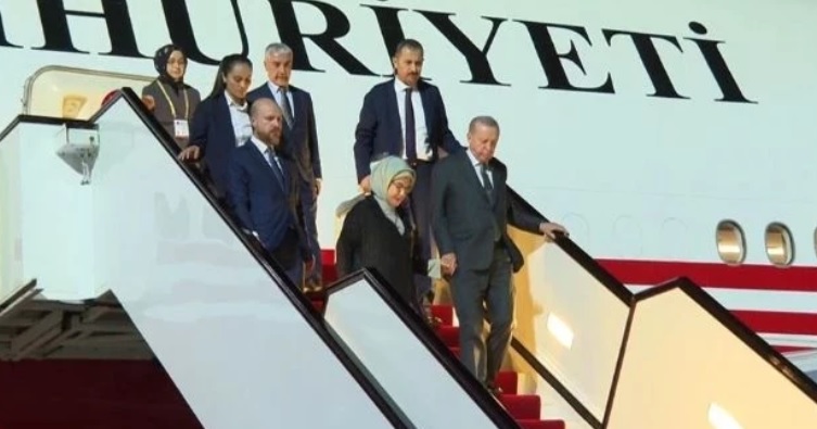 CUMHURBAŞKANI ERDOĞAN YURDA DÖNDÜ