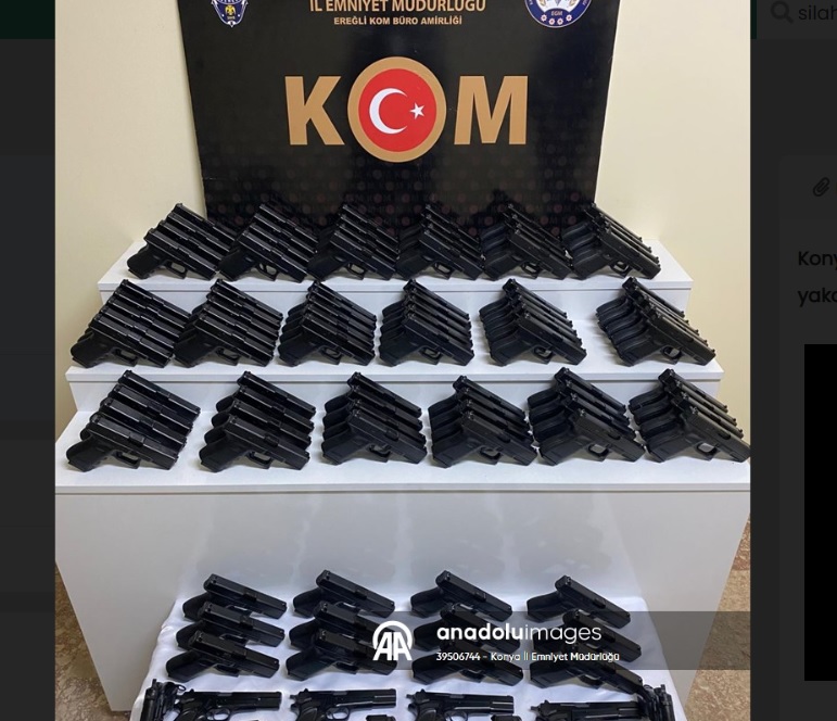 KONYA'DA SİLAH KAÇAKÇILIĞI OPERASYONU: 1 ŞÜPHELİ YAKALANDI