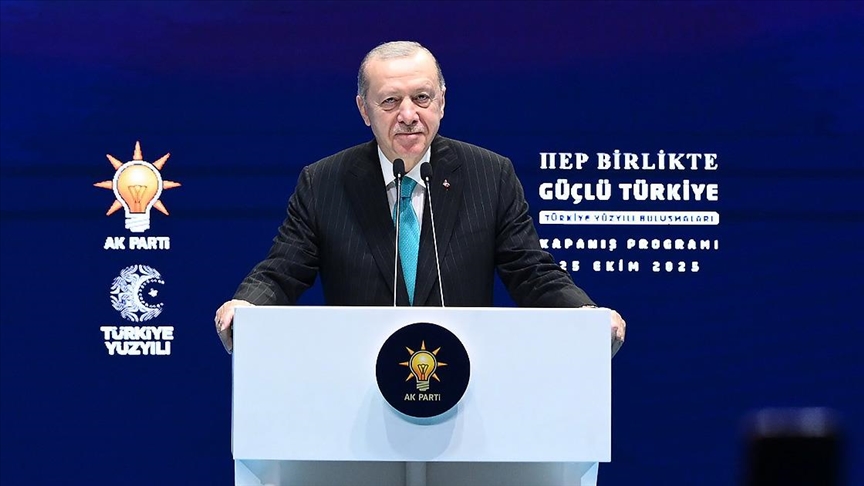 CUMHURBAŞKANI ERDOĞAN: BUGÜN BARIŞ, HUZUR, İSTİKRAR DENİNCE AKLA İLK TÜRKİYE GELİYOR