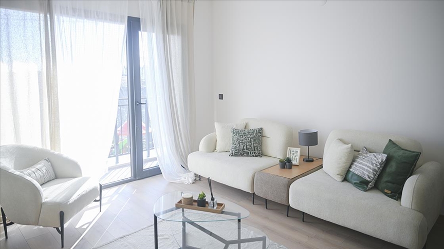 YÜZYILIN KONUT PROJESİ'NDE ANKARA'DAKİ ÖRNEK KONUTLAR GÖRÜNTÜLENDİ