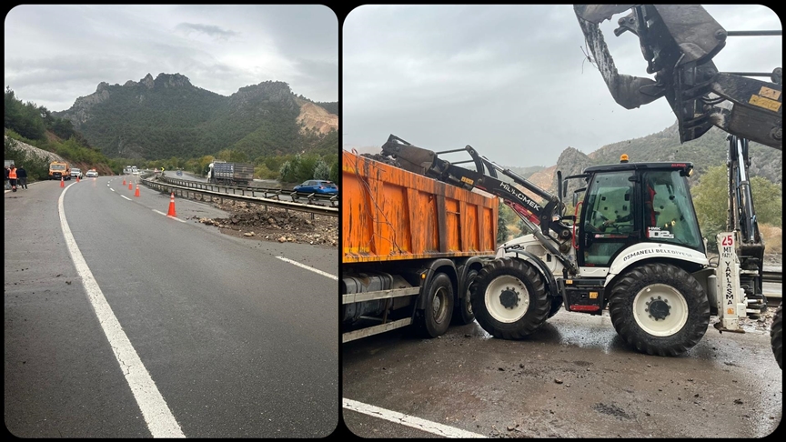 Bilecik'te şiddetli yağış nedeniyle oluşan sel ulaşımı aksattı