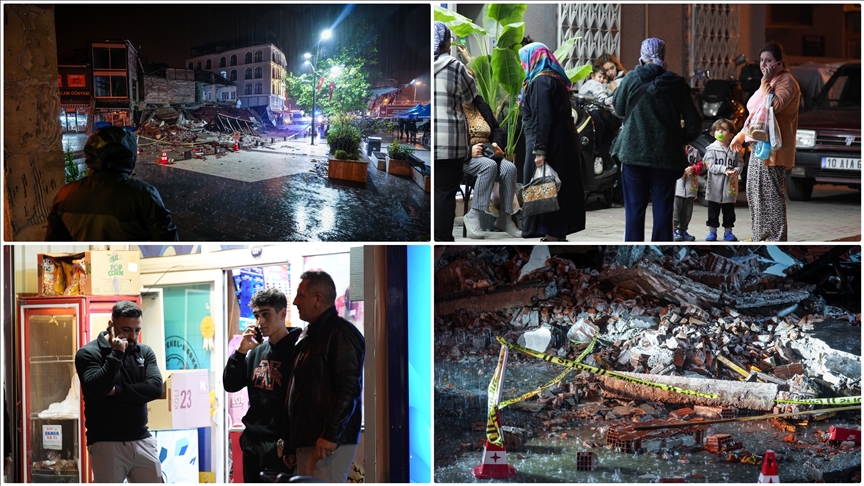 BALIKESİR SINDIRGI'DA 6,1'LİK DEPREM MEYDANA GELDİ