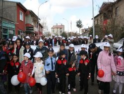 Pasinler'de 'Polis-Halk El Ele' Yürüyüşü Yapıldı