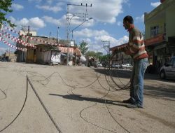 Araban'da Elektrik Hatları Yer Altına Alındı