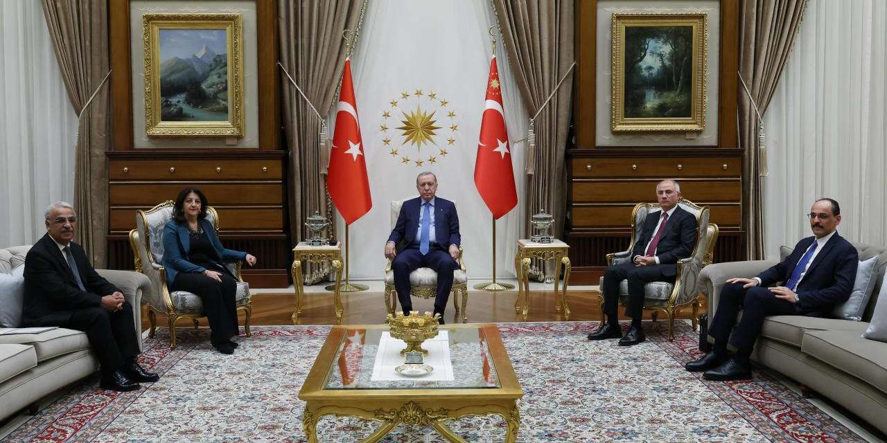 Cumhurbaşkanı Erdoğan DEM Parti heyetini kabul etti