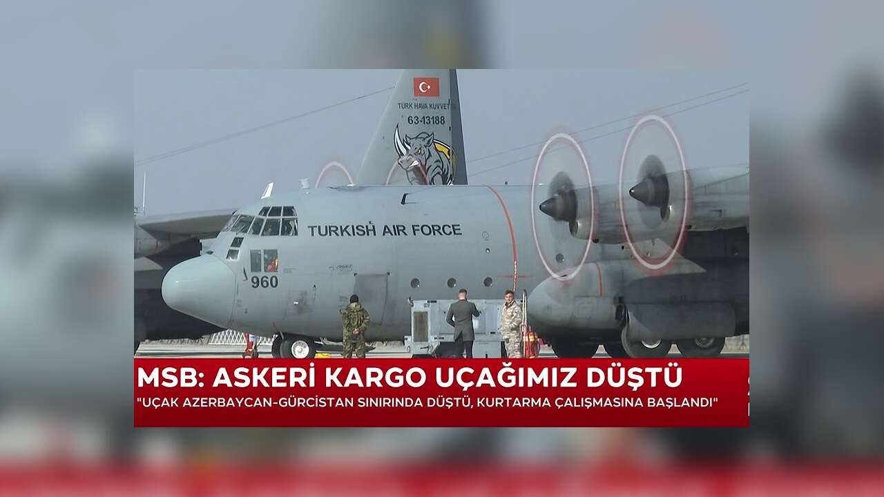 MSB, C130 tipi askeri kargo uçağımızın düştüğünü bildirdi!