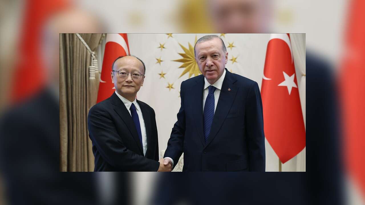 Cumhurbaşkanı Erdoğan, Asya Kalkınma Bankası Başkanı Masato Kanda'yı kabul etti