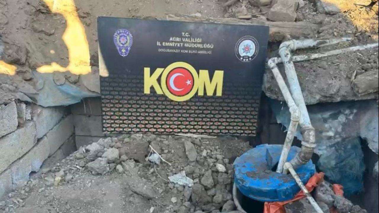 Yer altına gömülü tankta 3 bin 562 litre kaçak motorin ele geçirildi!