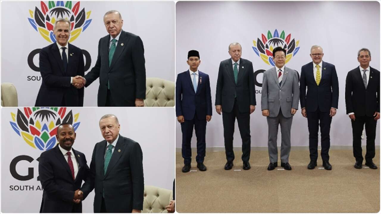 Erdoğan'dan G20 Liderler Zirvesi kapsamında diplomasi trafiği