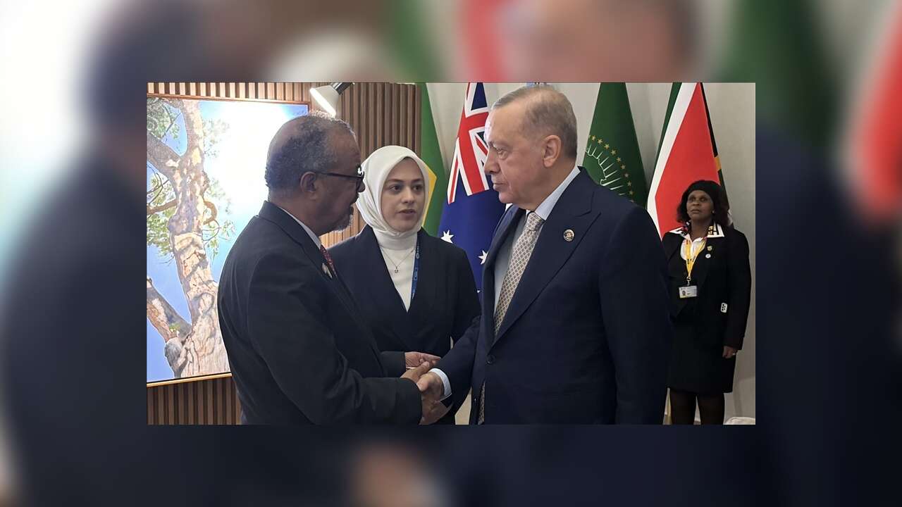 Cumhurbaşkanı Erdoğan, DSÖ Genel Direktörü Ghebreyesus'u kabul etti