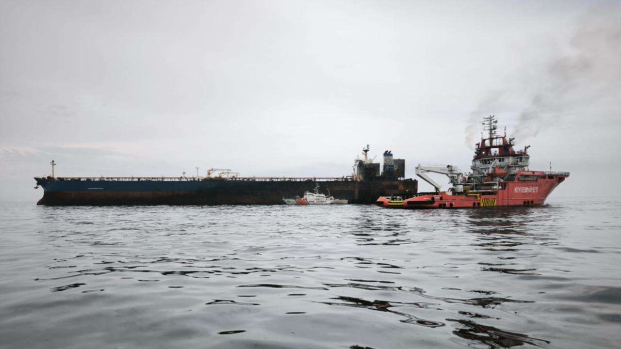 "KAIROS" isimli gemideki yangın tamamen söndürüldü