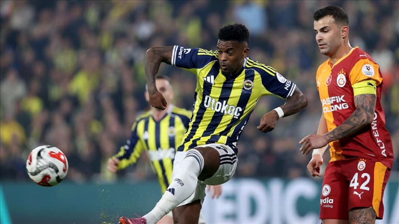 Trendyol Süper Lig'deki Fenerbahçe-Galatasaray derbisi 1-1 bitti
