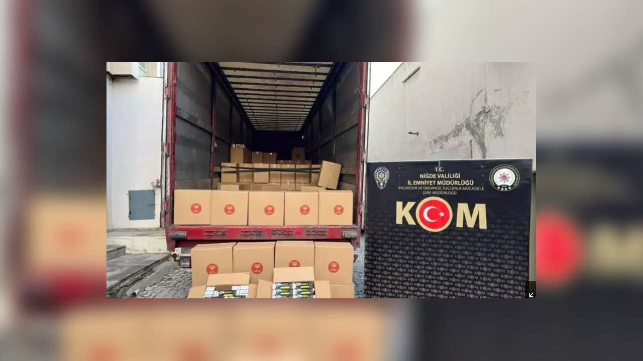 Niğde’de 4 milyon 460 bin makaron ele geçirildi!