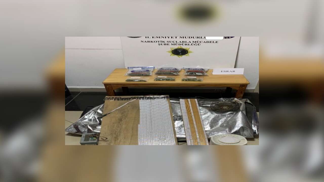 SAMSUN - Bağ evine iklimlendirme sistemi kurup uyuşturucu üreten zanlı yakalandı