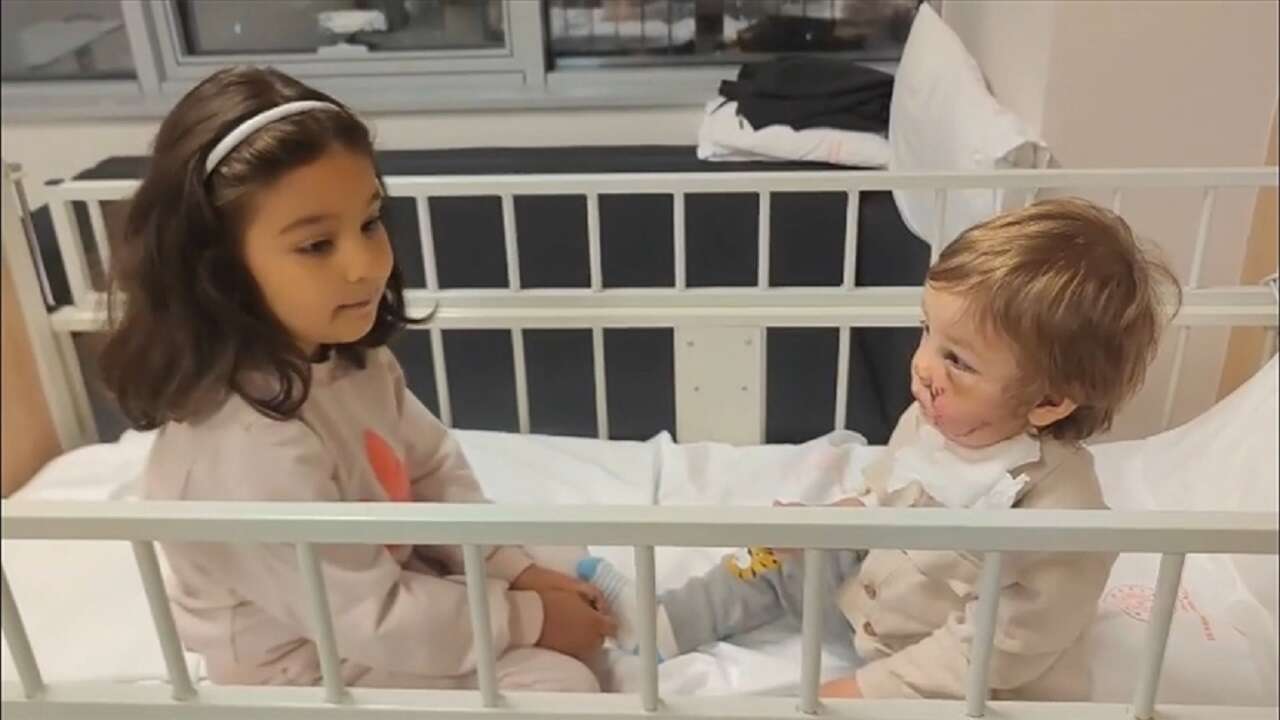 Pitbull cinsi köpeğin yaraladığı minik Efe günler sonra ailesiyle görüştü