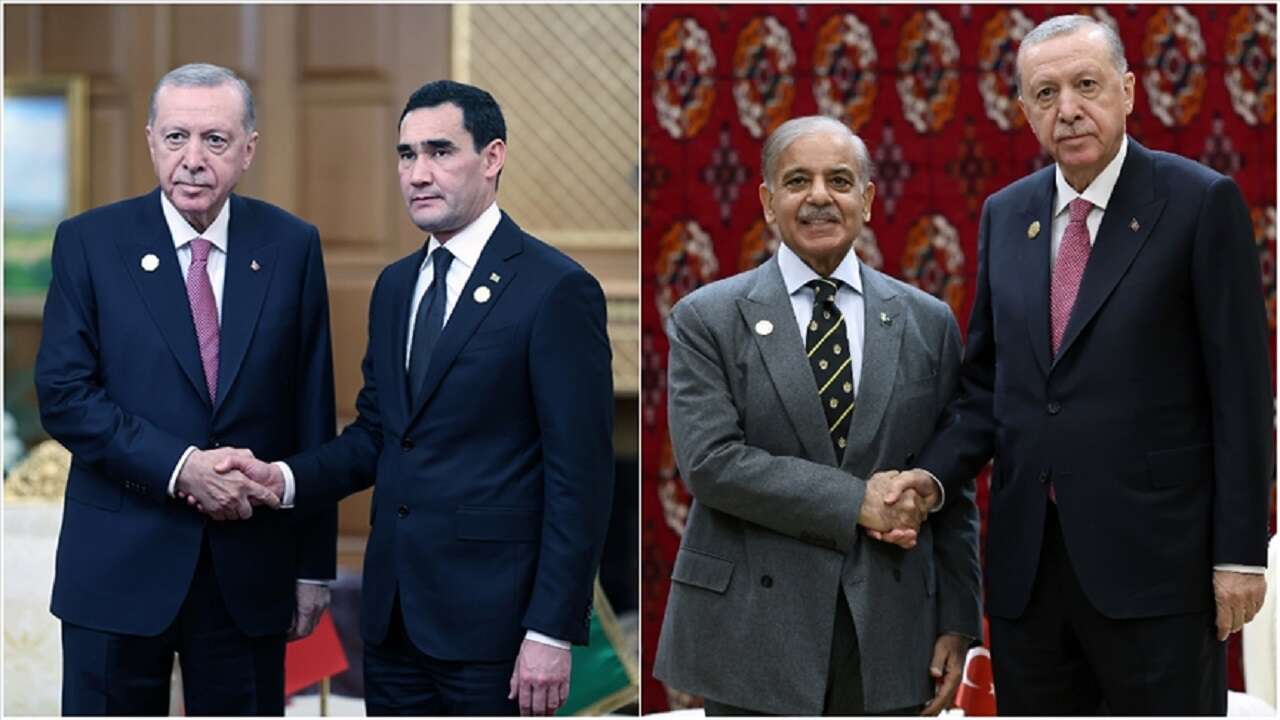 Erdoğan, "Uluslararası Barış ve Güven Forumu" kapsamında görüşmeler gerçekleştirdi