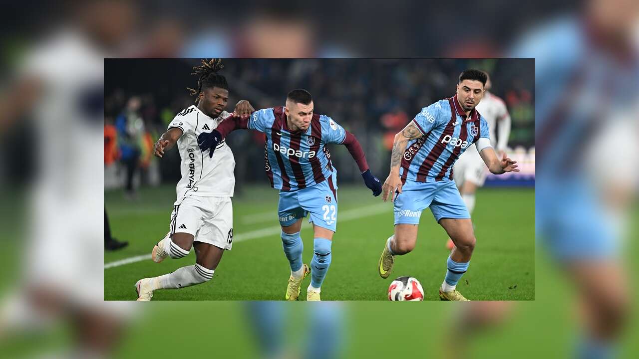 Trabzonspor 3-3 Beşiktaş (Süper Lig maç özeti)