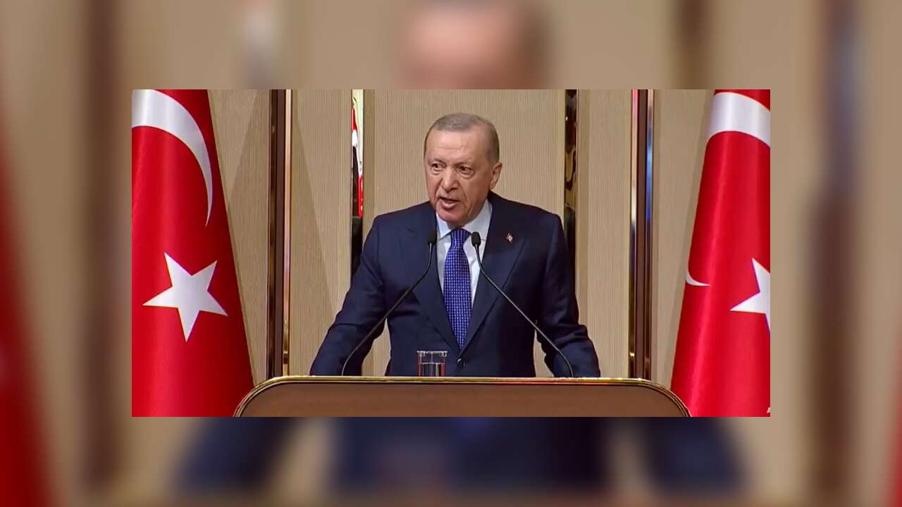 Cumhurbaşkanı Recep Tayyip Erdoğan konuşuyor