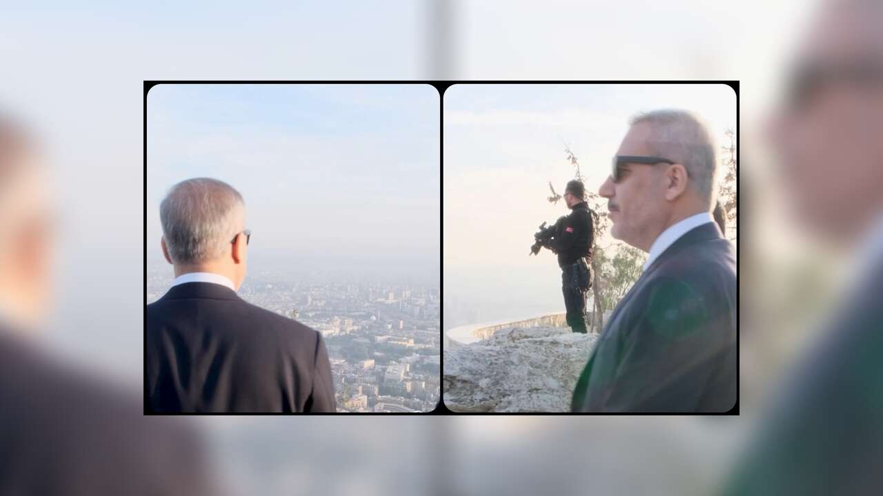 Dışişleri Bakanı Fidan, Suriye'de Kasyun Dağı'ndan Şam'ı seyretti
