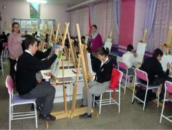 Davutkadı Eşref Evcil İlöğretim Okulu, Resim Atölyesine Kavuştu