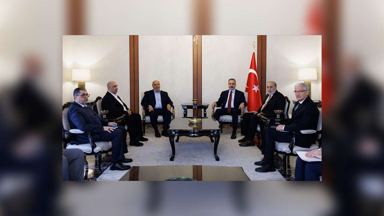 Dışişleri Bakanı Fidan, Hamas Siyasi Büro Üyesi Hayye başkanlığındaki heyetle görüştü